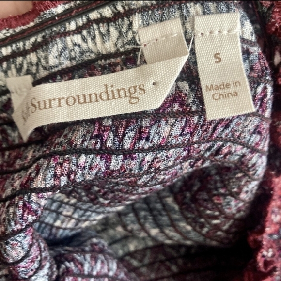 Soft Surroundings Bohemian Marcelo maxi dress in Merlot Color way - Picture 6 of 10